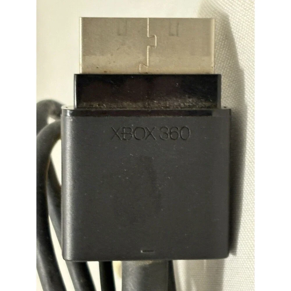 Genuine Official OEM Microsoft XBOX 360 Composite AV Cable X821376-001